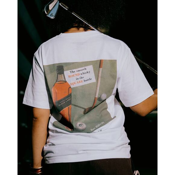 Johnnie Walker X Devereux Golf Still Going Strong White T-Shirt Size XXL - Picture 2 of 7